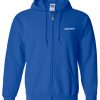 Unisex - Zip Hoodie - Blue